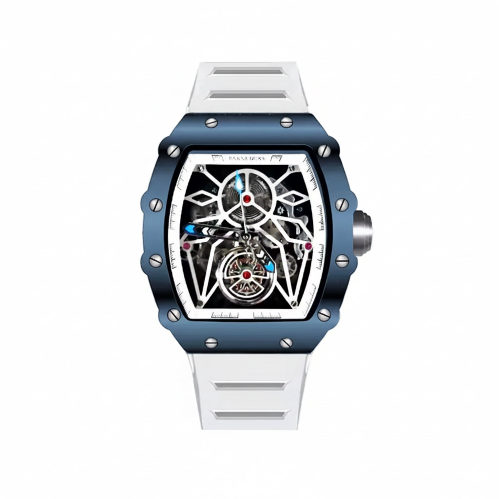 Raksa Duke 895B Square Skeleton Automatic Luxury Watch – Sport Business Series – 42mm