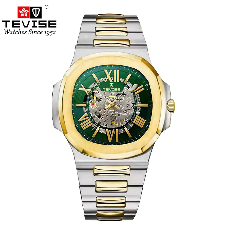 TEVISE 01A — Skeleton Automatic 42mm